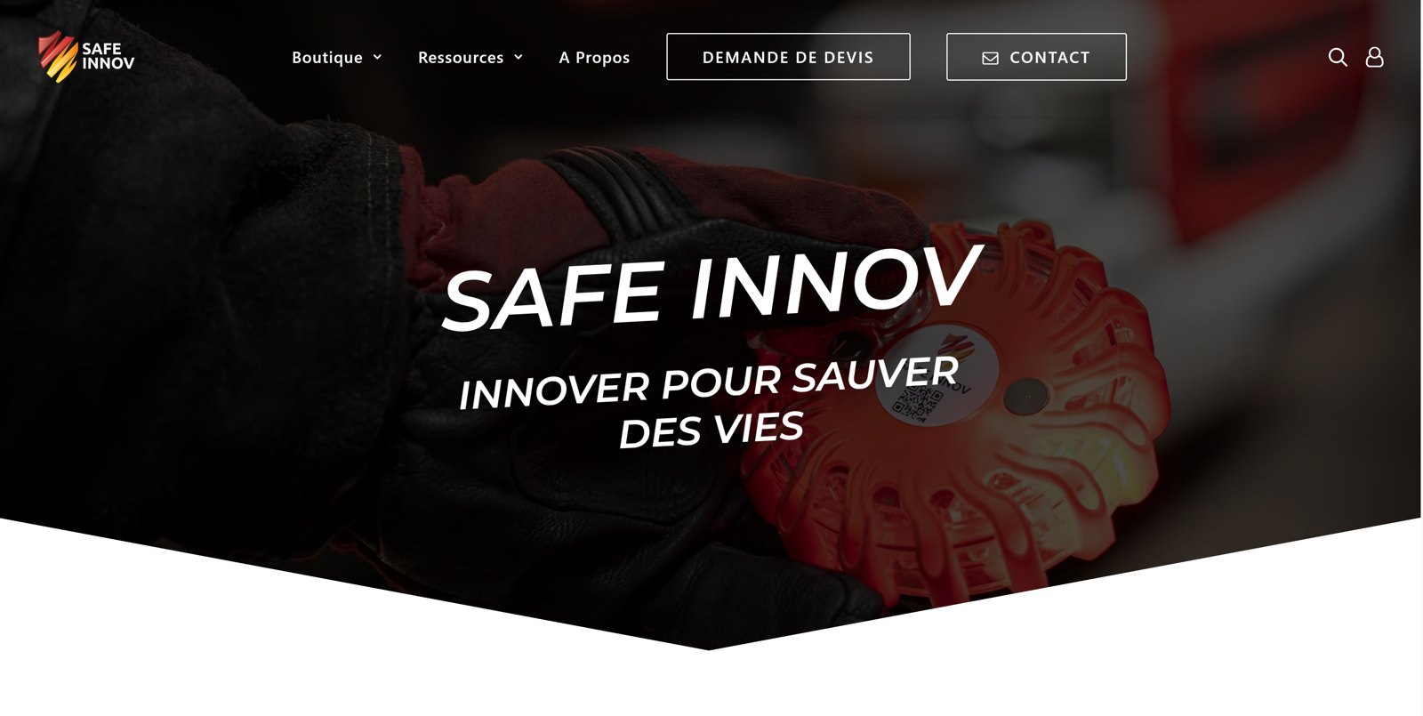safeinnov.com — page d'accueil après refonte
